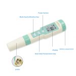 High quality 7-in-1 water quality test pen for PH TDS TEMP EC salinity SG ORP seawater test hydrometer